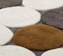 Ковер GAN Hand Tufted - circulos_pasillera_rug_beige_1