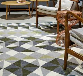 Ковер GAN Hand Tufted, mosaiek_rug_grey_11