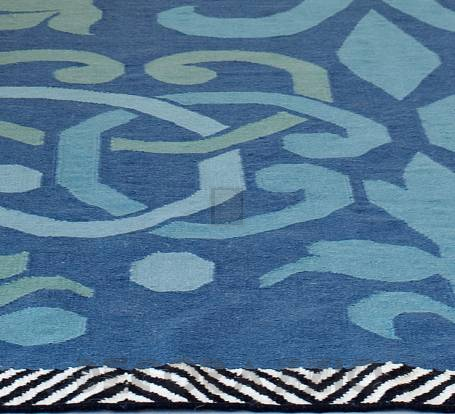 Ковер GAN Kilim - arabesco_rug_green_1