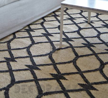 Ковер GAN Kilim - rodas_rug_black_1
