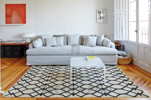 Ковер GAN Kilim - rodas_rug_black_1