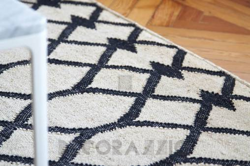 Ковер GAN Kilim - rodas_rug_black_1