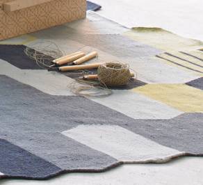 Ковер GAN Kilim, seal_rug_yellow_1