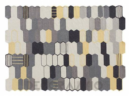 Ковер GAN Kilim - seal_rug_yellow_1