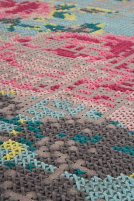 Ковер GAN Canevas - canevas_flowers_rug_colour_1