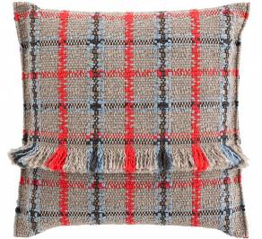 Подушка GAN Garden Layers, gl_big_cushion_tartan_blue