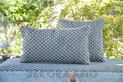 Подушка GAN Raw - raw_cushion_blue_70_40