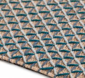 Ковер GAN Raw, raw_rug_blue