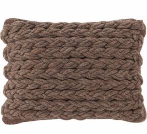 Подушка GAN Trenzas, trenzas_cushion_brown