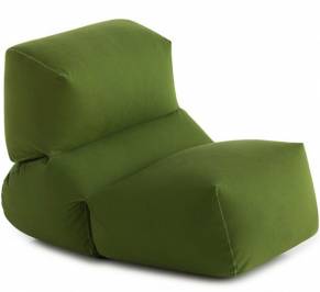 Кресло бескаркасное GAN Grapy, grapy_soft_seat_green_cotton