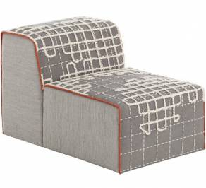 Пуф GAN Bandas, bandas_chair_a_grey