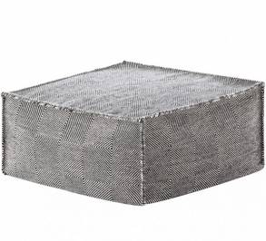 Пуф GAN Sail, sail_square_pouf_negro