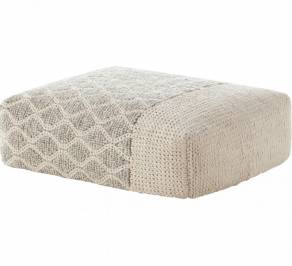 Пуф GAN Mangas Space, mangas_space_rectangular_rhombus_pouf_ivory