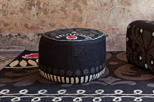 Пуф GAN Goyescas - goyescas_pouf_black