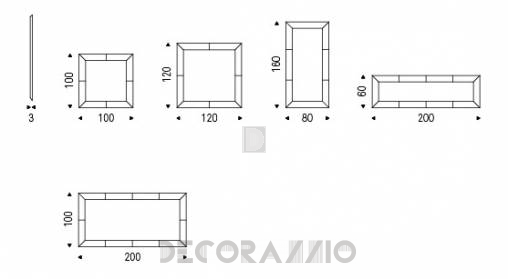 Зеркало навесное Cattelan Italia Photo - photo-mirror-100