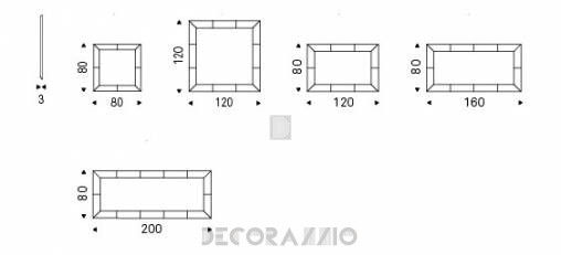 Зеркало навесное Cattelan Italia Regal - regal-mirror-80