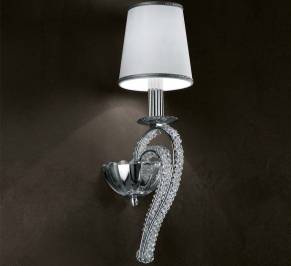 Светильник  настенный накладной (Бра) Masiero Crystalry, Crystalry Silver A1
