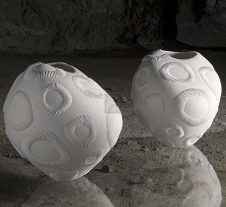 Ваза FOS Ceramiche Fossilia - FVG-12 W
