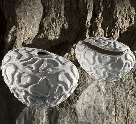 Ваза FOS Ceramiche Fossilia - FSC-12 W