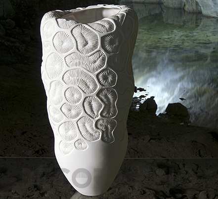 Ваза FOS Ceramiche Fossilia - FVA-12 W