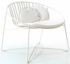 Кресло Roberti Rattan Hamptons Graphics, 9755 white