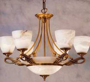 Светильник  потолочный подвесной (Люстра) Leds-C4 Alabaster, 20-1306-g8-55