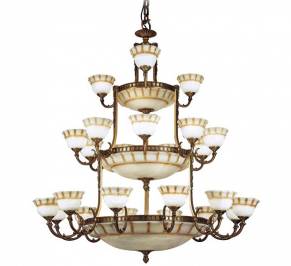 Светильник  потолочный подвесной (Люстра) Leds-C4 Alabaster Alabaster, 20-2259-g8-s6