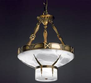 Светильник  потолочный подвесной (Люстра) Leds-C4 Alabaster Shanghai, 00-2723-g8-55