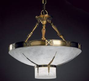 Светильник  потолочный подвесной (Люстра) Leds-C4 Alabaster Shanghai, 00-2724-g8-55
