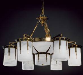 Светильник  потолочный подвесной (Люстра) Leds-C4 Alabaster Shanghai, 20-2724-g8-55