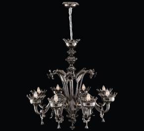 Светильник  потолочный подвесной (Люстра) Light4 Vecchia Murano, 060/8-black