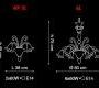 Светильник потолочный подвесной (Люстра) Light4 Orseolo - orseolo 6L