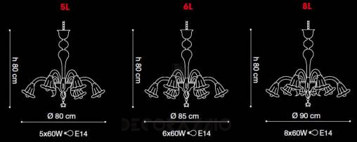 Светильник потолочный подвесной (Люстра) Light4 Florian - florian 6L