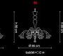 Светильник потолочный подвесной (Люстра) Light4 Florian - florian 6L