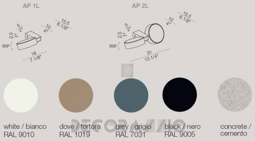 Светильник настенный (Светильник) Light4 Aluled - disc AP 1L