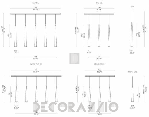 Светильник потолочный подвесной (Люстра) Light4 Io - io SO