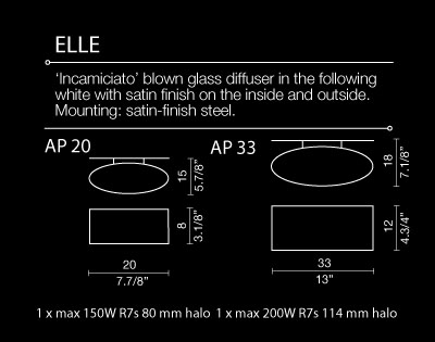 Светильник настенный (Бра) Light4 Elle - elle AP 33