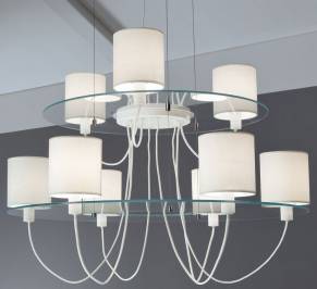 Светильник  потолочный подвесной (Люстра) Light4 Silhouette, silhouette SO 3+6L