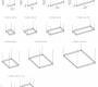 Светильник потолочный подвесной (Люстра) Light4 Frame - frame compo 30x120