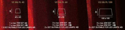 Светильник потолочный накладной (Светильник потолочный) Light4 Vintage Shades - VS SQ PL 60
