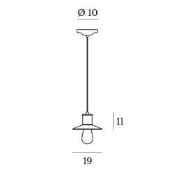 Светильник  потолочный подвесной (Люстра) Gibas Industrial Style - 188/11