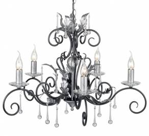 Светильник  потолочный подвесной (Люстра) Elstead Lighting Amarilli, AML5 BLK/SILVER