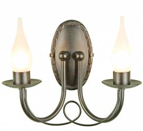 Светильник  настенный накладной (Бра) Elstead Lighting Bathroom, BATH/MN2 BLACK