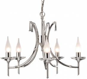 Светильник  потолочный подвесной (Люстра) Elstead Lighting Brightwell, BR5 NICKEL