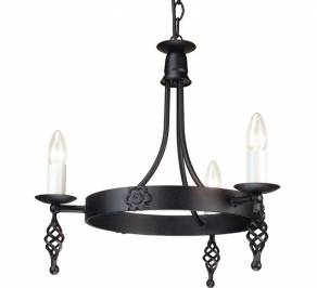 Светильник  потолочный подвесной (Люстра) Elstead Lighting Belfry, BY3 BLACK