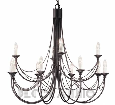 Светильник потолочный подвесной (Люстра) Elstead Lighting Carisbrooke - CB12 BLACK