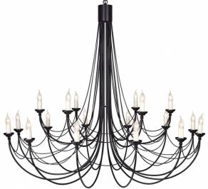Светильник  потолочный подвесной (Люстра) Elstead Lighting Carisbrooke, CB18 BLACK