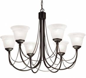 Светильник  потолочный подвесной (Люстра) Elstead Lighting Carisbrooke, CB6 BLACK