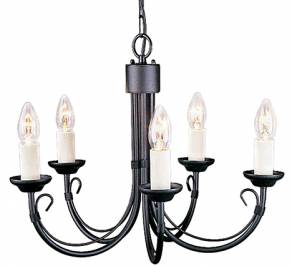Светильник  потолочный подвесной (Люстра) Elstead Lighting Chartwell, CH5 BLACK