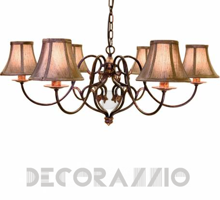 Светильник потолочный подвесной (Люстра) Elstead Lighting Coniston - CN6 BUR/GOLD